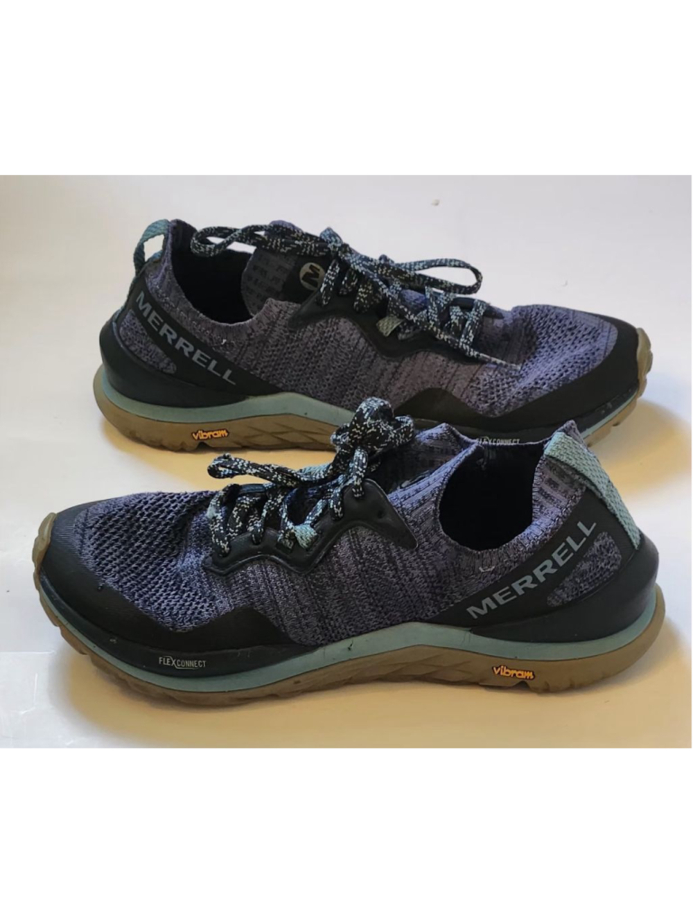 Merrell Bare Access Flex Knit Vibram Trail Shoes Women’s Size 7.5 Purple